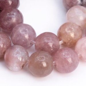 Shop Lepidolite Round Beads! Genuine Natural Lepidolite Gemstone Beads 6MM Purple Pink round A Quality Loose Beads (112717) | Natural genuine round Lepidolite beads for beading and jewelry making.  #jewelry #beads #beadedjewelry #diyjewelry #jewelrymaking #beadstore #beading #affiliate #ad