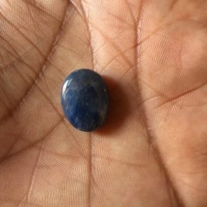 Shop Tumbled Sapphire Crystals & Pocket Stones! Loose Blue Sapphire tumble from Burma weighing around 13.43 carats | Natural genuine stones & crystals in various shapes & sizes. Buy raw cut, tumbled, or polished gemstones for making jewelry or crystal healing energy vibration raising reiki stones. #crystals #gemstones #crystalhealing #crystalsandgemstones #energyhealing #affiliate #ad