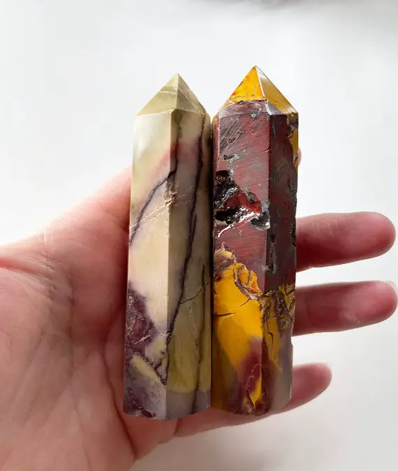One (1) Mookaite Crystal Tower, Naturally Imperfect Mookaite Jasper, Mookaite Obelisk, Crystal Generator, Spiritual Gifts, Crystal Gift Idea