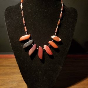 Shop Mookaite Jasper Necklaces! Mookaite jasper necklace | Natural genuine Mookaite Jasper necklaces. Buy crystal jewelry, handmade handcrafted artisan jewelry for women.  Unique handmade gift ideas. #jewelry #beadednecklaces #beadedjewelry #gift #shopping #handmadejewelry #fashion #style #product #necklaces #affiliate #ad