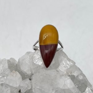 Shop Mookaite Jasper Rings! Mookaite Jasper Ring, Size 10 1/2 | Natural genuine Mookaite Jasper rings, simple unique handcrafted gemstone rings. #rings #jewelry #shopping #gift #handmade #fashion #style #affiliate #ad