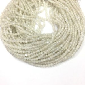 Shop Moonstone Round Beads! Tiny White Moonstone Round Smooth Beads 2 3 4 5mm A Quality Natural White Flash Moonstone Gemstone Small Silver Shimmer Semi Precious Spacer | Natural genuine round Moonstone beads for beading and jewelry making.  #jewelry #beads #beadedjewelry #diyjewelry #jewelrymaking #beadstore #beading #affiliate #ad
