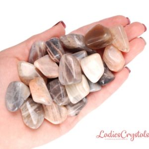Shop Tumbled Moonstone Crystals & Pocket Stones! Moonstone Tumbled Stone, Moonstone, Tumbled Stones, Stones, Crystals, Rocks, Gifts, Gemstones, Gems, Zodiac Crystals, Healing Crystals | Natural genuine stones & crystals in various shapes & sizes. Buy raw cut, tumbled, or polished gemstones for making jewelry or crystal healing energy vibration raising reiki stones. #crystals #gemstones #crystalhealing #crystalsandgemstones #energyhealing #affiliate #ad