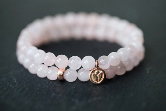 Aaaa+ Transparent Morganite | Pink Morganite Jewelry | Beaded Morganite Bracelet | Morganite Crystal Gemstone 6mm |  Love Bracelet