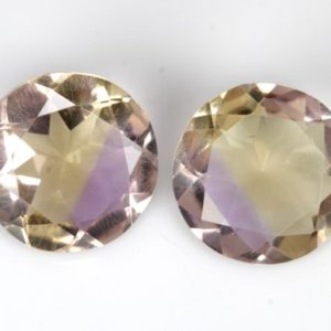 Shop Ametrine Shapes! Natural Ametrine Faceted. 11 MM Faceted Round. 2 Pieces Lot. Reasonable Price. Calibrate Size. Dissolving Color. Loose Gamstone | Natural genuine stones & crystals in various shapes & sizes. Buy raw cut, tumbled, or polished gemstones for making jewelry or crystal healing energy vibration raising reiki stones. #crystals #gemstones #crystalhealing #crystalsandgemstones #energyhealing #affiliate #ad
