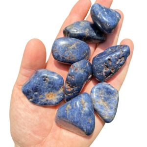 Tumbled Blue Sapphire Stone – Natural Blue Sapphire Tumbled Stones – Multiple Sizes Available – Blue Sapphire Gemstone – Polished Sapphire |  #affiliate