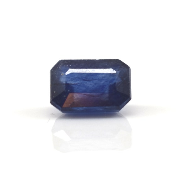 Natural Blue Sapphire Unmounted 2.25 Carats Emerald Cut Loose Gemstone September Birthstone Holiday Gift