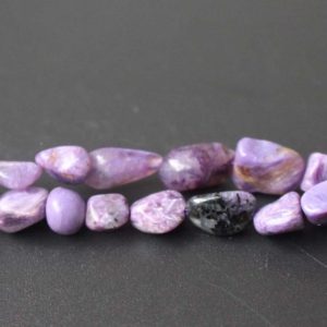 Shop Charoite Chip & Nugget Beads! Natural Charoite Chip Gravel beads,nugget beads ,loose beads,,15'' per strand,5x7mm | Natural genuine chip Charoite beads for beading and jewelry making.  #jewelry #beads #beadedjewelry #diyjewelry #jewelrymaking #beadstore #beading #affiliate #ad