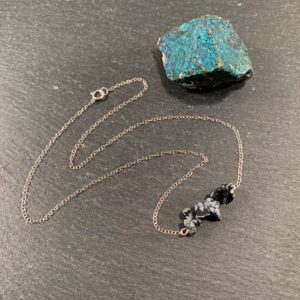 Shop Snowflake Obsidian Necklaces! Natural Snowflake Obsidian Gemstone Necklace | Natural genuine Snowflake Obsidian necklaces. Buy crystal jewelry, handmade handcrafted artisan jewelry for women.  Unique handmade gift ideas. #jewelry #beadednecklaces #beadedjewelry #gift #shopping #handmadejewelry #fashion #style #product #necklaces #affiliate #ad