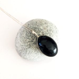 Shop Obsidian Necklaces! Obsidian necklace, Volcanic lava natural stone, Sterling silver necklace, Mexican obsidian, boho, shine, Silver jewelry, Gypsy, zen, Gift | Natural genuine Obsidian necklaces. Buy crystal jewelry, handmade handcrafted artisan jewelry for women.  Unique handmade gift ideas. #jewelry #beadednecklaces #beadedjewelry #gift #shopping #handmadejewelry #fashion #style #product #necklaces #affiliate #ad