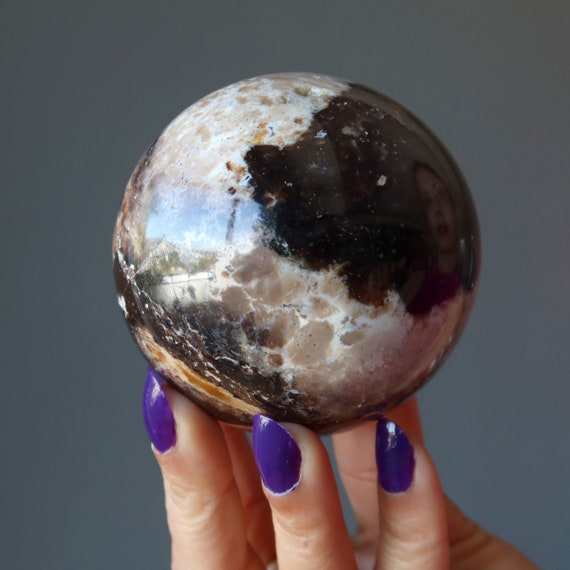 Brown Opal Sphere, Distinguished Success Stone Crystal Ball