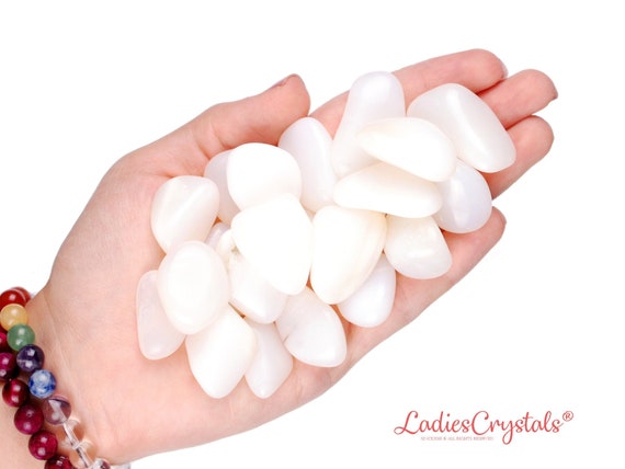 White Opal Tumbled Stone, Opal, Tumbled Stones, Milky Opal, Stones, Crystals, Rocks, Gifts, Gemstones, Gems, Zodiac Crystals, Healing Stones