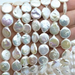 Shop Pearl Bead Shapes! AAA 12MM Coin White Pearl Beads,Freshwater Pearl Beads,Loose Pearl,Seed Pearl,Natural Pearl,Luster Pearl Jewelry.For Diy Jewelry Pearl Beads | Natural genuine other-shape Pearl beads for beading and jewelry making.  #jewelry #beads #beadedjewelry #diyjewelry #jewelrymaking #beadstore #beading #affiliate #ad