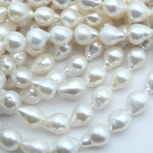 Shop Pearl Bead Shapes! AAA 8x12MM Freshwater Pearl Beads,Natural White Pearl Beads.Seed Loose Pearl Full Strand Beads,Drop Water Shape Pearl Beads,Wholesale Pearl | Natural genuine other-shape Pearl beads for beading and jewelry making.  #jewelry #beads #beadedjewelry #diyjewelry #jewelrymaking #beadstore #beading #affiliate #ad