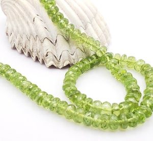 Shop Peridot Faceted Beads! Natural Peridot Faceted Rondelle Beads 6mm 124cts. 15 In. Strand Green Gemstone, Rondelles, Natural Stone, Semi Precious, August Birthstone | Natural genuine faceted Peridot beads for beading and jewelry making.  #jewelry #beads #beadedjewelry #diyjewelry #jewelrymaking #beadstore #beading #affiliate #ad