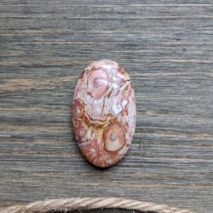 Shop Petrified Wood Cabochons! Petrified Wood Cabochon, Medium, 36x22mm – Petrified Wood Cabochon, Red, Coral, Oval Cabochon | Natural genuine stones & crystals in various shapes & sizes. Buy raw cut, tumbled, or polished gemstones for making jewelry or crystal healing energy vibration raising reiki stones. #crystals #gemstones #crystalhealing #crystalsandgemstones #energyhealing #affiliate #ad