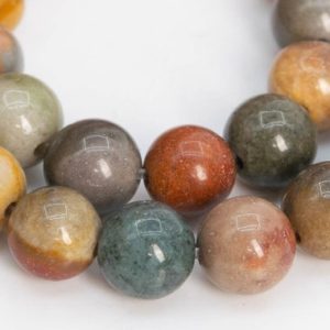 Shop Picture Jasper Round Beads! Genuine Natural American Picture Jasper Gemstone Beads 6MM Multicolor Round AA Quality Loose Beads (104281) | Natural genuine round Picture Jasper beads for beading and jewelry making.  #jewelry #beads #beadedjewelry #diyjewelry #jewelrymaking #beadstore #beading #affiliate #ad
