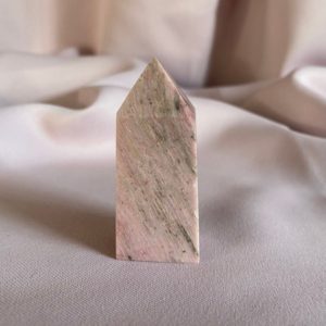 Pink Petrified Wood Tower – Transformation, Grounding, Connection | Natural genuine stones & crystals in various shapes & sizes. Buy raw cut, tumbled, or polished gemstones for making jewelry or crystal healing energy vibration raising reiki stones. #crystals #gemstones #crystalhealing #crystalsandgemstones #energyhealing #affiliate #ad