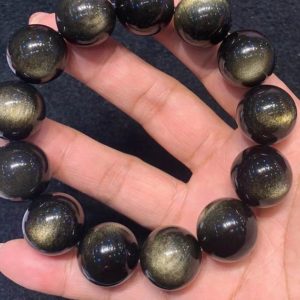 Shop Golden Obsidian Bracelets! Protection Bracelet | Genuine natral golden  Obsidian bracelet round ball Stones 6-18mm | Mens| Womens 8inch | Natural genuine Golden Obsidian bracelets. Buy crystal jewelry, handmade handcrafted artisan jewelry for women.  Unique handmade gift ideas. #jewelry #beadedbracelets #beadedjewelry #gift #shopping #handmadejewelry #fashion #style #product #bracelets #affiliate #ad