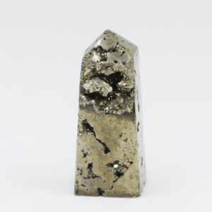 Shop Pyrite Points & Wands! Small Pyrite Obelisk Tower | Natural genuine stones & crystals in various shapes & sizes. Buy raw cut, tumbled, or polished gemstones for making jewelry or crystal healing energy vibration raising reiki stones. #crystals #gemstones #crystalhealing #crystalsandgemstones #energyhealing #affiliate #ad