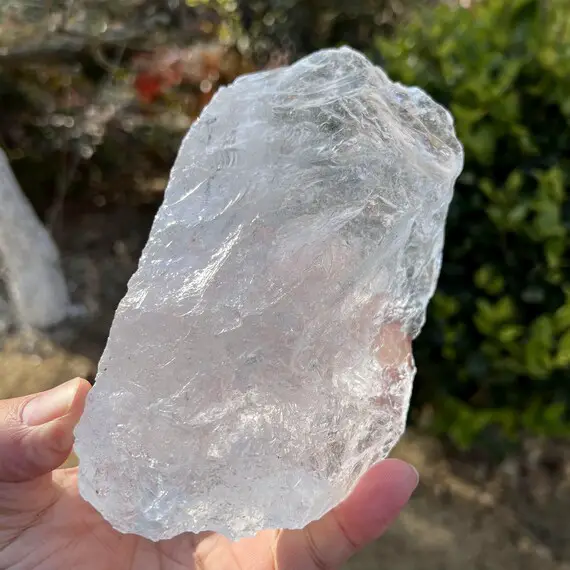 2.37lb Natural Satyaloka White Azeztulite Quartz Crystal/stunning Raw White Quartz Crystal/reiki Healing Meditation Unpolished Crystal Gift