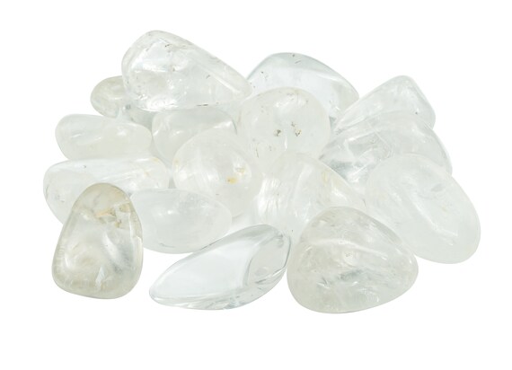 Clear Quartz Tumbled Stone – Clear Quartz Crystal –  Polished Stone – Large Gemstone - Tu1147