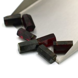 Shop Garnet Points & Wands! Red Garnet Hexagonal Facet Pillar Gemstone, 5×10 mm Fancy Small Standing Pillar Stone For Earrings Making, Hand Faceted Briolette Stone | Natural genuine stones & crystals in various shapes & sizes. Buy raw cut, tumbled, or polished gemstones for making jewelry or crystal healing energy vibration raising reiki stones. #crystals #gemstones #crystalhealing #crystalsandgemstones #energyhealing #affiliate #ad
