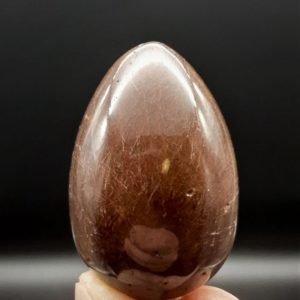Red Rutilated Quartz Egg (RUT8) | Natural genuine stones & crystals in various shapes & sizes. Buy raw cut, tumbled, or polished gemstones for making jewelry or crystal healing energy vibration raising reiki stones. #crystals #gemstones #crystalhealing #crystalsandgemstones #energyhealing #affiliate #ad