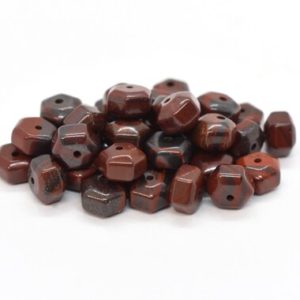 Shop Tiger Iron Beads! Red Tiger Iron (Natural) A Grade Six Sided Drum Gemstone Beads – 7x5mm (36 pcs) | Natural genuine other-shape Tiger Iron beads for beading and jewelry making.  #jewelry #beads #beadedjewelry #diyjewelry #jewelrymaking #beadstore #beading #affiliate #ad