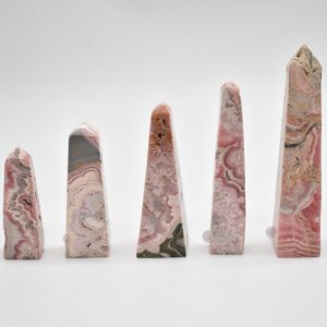 Shop Rhodochrosite Points & Wands! Rhodochrosite Point / Tower / Wand from Argentina – 5 Sizes Available | Natural genuine stones & crystals in various shapes & sizes. Buy raw cut, tumbled, or polished gemstones for making jewelry or crystal healing energy vibration raising reiki stones. #crystals #gemstones #crystalhealing #crystalsandgemstones #energyhealing #affiliate #ad