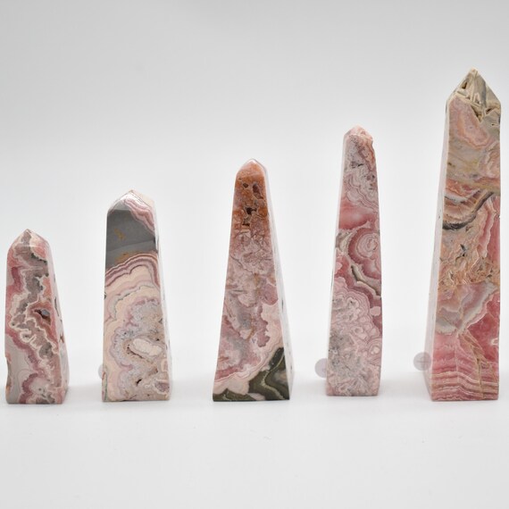 Rhodochrosite Point / Tower / Wand From Argentina - 5 Sizes Available