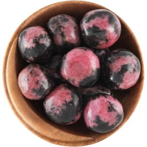 Shop Tumbled Rhodonite Crystals & Pocket Stones! 1 Rhodonite (Madagascar) – Ethically Sourced Tumbled Stone | Natural genuine stones & crystals in various shapes & sizes. Buy raw cut, tumbled, or polished gemstones for making jewelry or crystal healing energy vibration raising reiki stones. #crystals #gemstones #crystalhealing #crystalsandgemstones #energyhealing #affiliate #ad
