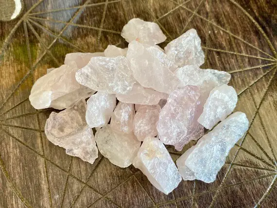 Rose Quartz 100 Grams Natural Crystals | Rough Raw Gemstone Stone Small
