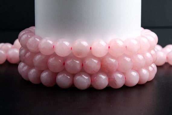 Pink Rose Quartz Gemstone Grade A Round 4mm 6-7mm 8mm 10mm 15mm Loose Beads