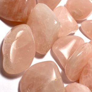 Shop Tumbled Rose Quartz Crystals & Pocket Stones! Rose Quartz Tumbled Stone | Natural genuine stones & crystals in various shapes & sizes. Buy raw cut, tumbled, or polished gemstones for making jewelry or crystal healing energy vibration raising reiki stones. #crystals #gemstones #crystalhealing #crystalsandgemstones #energyhealing #affiliate #ad