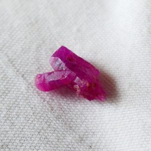 Shop Raw & Rough Ruby Stones! Ruby Crystal Natural Ruby Specimen- Fluorescent Mineral Specimens 3.9 carats Size: 12.2×8.2×6 mm | Natural genuine stones & crystals in various shapes & sizes. Buy raw cut, tumbled, or polished gemstones for making jewelry or crystal healing energy vibration raising reiki stones. #crystals #gemstones #crystalhealing #crystalsandgemstones #energyhealing #affiliate #ad