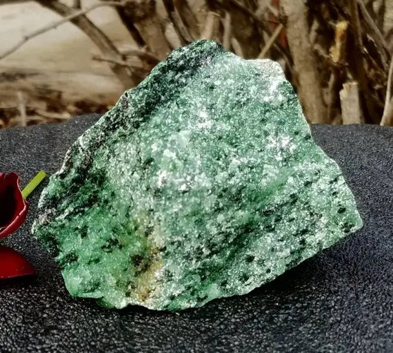 Ruby Zoisite Raw Gemstone Crystal Mica Rough Natural Lapidary Mineral Rock Rocks Healing Reiki Wicca Witch Occult Altar Pagan Decor