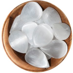 Shop Selenite Stones & Crystals! 1 Selenite – Ethically Sourced Tumbled Stone | Natural genuine stones & crystals in various shapes & sizes. Buy raw cut, tumbled, or polished gemstones for making jewelry or crystal healing energy vibration raising reiki stones. #crystals #gemstones #crystalhealing #crystalsandgemstones #energyhealing #affiliate #ad