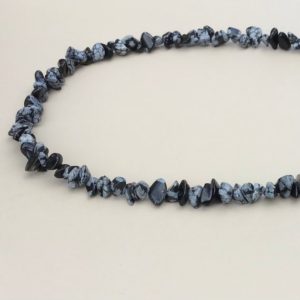 Shop Snowflake Obsidian Necklaces! Snowflake Obsidian Necklace | Natural genuine Snowflake Obsidian necklaces. Buy crystal jewelry, handmade handcrafted artisan jewelry for women.  Unique handmade gift ideas. #jewelry #beadednecklaces #beadedjewelry #gift #shopping #handmadejewelry #fashion #style #product #necklaces #affiliate #ad