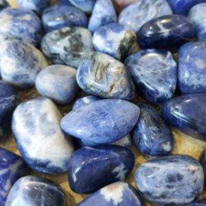 Sodalite Tumbled Stone. A Grade, You choose the Size you would like !! 15-25mm to 20-30mm, UK Seller. | Natural genuine stones & crystals in various shapes & sizes. Buy raw cut, tumbled, or polished gemstones for making jewelry or crystal healing energy vibration raising reiki stones. #crystals #gemstones #crystalhealing #crystalsandgemstones #energyhealing #affiliate #ad