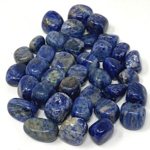 Shop Tumbled Sodalite Crystals & Pocket Stones! Sodalite Tumbled Stone for Confidence, Discounts, Sodalite Peace Crystal, Third Eye Chakra Stone, Sodalite Pocket Stone. | Natural genuine stones & crystals in various shapes & sizes. Buy raw cut, tumbled, or polished gemstones for making jewelry or crystal healing energy vibration raising reiki stones. #crystals #gemstones #crystalhealing #crystalsandgemstones #energyhealing #affiliate #ad