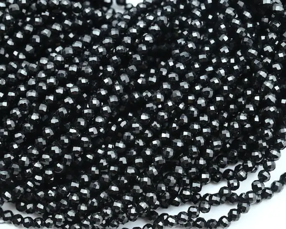 Natural Spinel Faceted Round Beads,2mm/3mm/4mm Loose Faceted Beads,for Jewelry Diy Making Beads,bracelet Making Beads.wholesale Beads.
