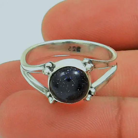Attractive Sterling Silver Black Sunstone Ring, Silver Ring, Gift For Her, Unique Gift Ring, Designer Ring, Gemstone Ring, Handmade Ring,