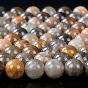 Shop Sunstone Round Beads! 6MM Natural Orange Black Sunstone Gemstone Grade AA Round Loose Beads (D255) | Natural genuine round Sunstone beads for beading and jewelry making.  #jewelry #beads #beadedjewelry #diyjewelry #jewelrymaking #beadstore #beading #affiliate #ad