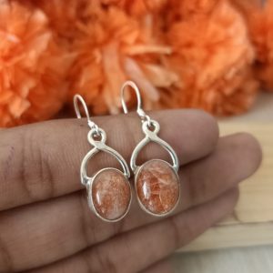 Shop Sunstone Earrings! Sunstone sterling silver earring, Sunstone earring, earrings, silver jewelry, sterling silver 925, oval shaped, gift for her, Sunstone | Natural genuine Sunstone earrings. Buy crystal jewelry, handmade handcrafted artisan jewelry for women.  Unique handmade gift ideas. #jewelry #beadedearrings #beadedjewelry #gift #shopping #handmadejewelry #fashion #style #product #earrings #affiliate #ad