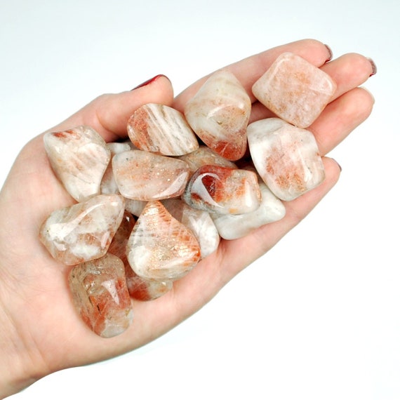 Sunstone Tumbled Stone, Sunstone, Tumbled Stones, Crystals, Stones, Gifts, Rocks, Gems, Gemstones, Zodiac Crystals, Healing Crystals, Favors