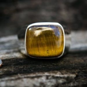 Shop Tiger Eye Rings! Tiger Eye Ring 11 – Tigers Eye Size 11 Ring – Mens Ring – Tigers Eye Jewelry – Tigers Eye Silver Ring – Tigers Eye Unisex Ring Tiger Eye 11 | Natural genuine Tiger Eye mens fashion rings, simple unique handcrafted gemstone men's rings, gifts for men. Anillos hombre. #rings #jewelry #crystaljewelry #gemstonejewelry #handmadejewelry #affiliate #ad