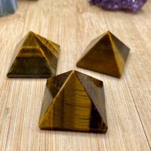Shop Tiger Eye Shapes! Polished Tigers Eye Pyramid | Natural genuine stones & crystals in various shapes & sizes. Buy raw cut, tumbled, or polished gemstones for making jewelry or crystal healing energy vibration raising reiki stones. #crystals #gemstones #crystalhealing #crystalsandgemstones #energyhealing #affiliate #ad