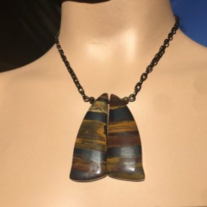 Shop Tiger Iron Necklaces! Tiger iron necklace | Natural genuine Tiger Iron necklaces. Buy crystal jewelry, handmade handcrafted artisan jewelry for women.  Unique handmade gift ideas. #jewelry #beadednecklaces #beadedjewelry #gift #shopping #handmadejewelry #fashion #style #product #necklaces #affiliate #ad