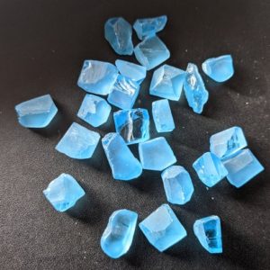 Shop Topaz Chip & Nugget Beads! 12-15mm Swiss Blue Topaz Rough Stones, Natural Raw Swiss Blue Topaz Gemstone Loose Rough Topaz Undrilled Stones (5Pcs T0 10Pcs Option)-DGA99 | Natural genuine chip Topaz beads for beading and jewelry making.  #jewelry #beads #beadedjewelry #diyjewelry #jewelrymaking #beadstore #beading #affiliate #ad